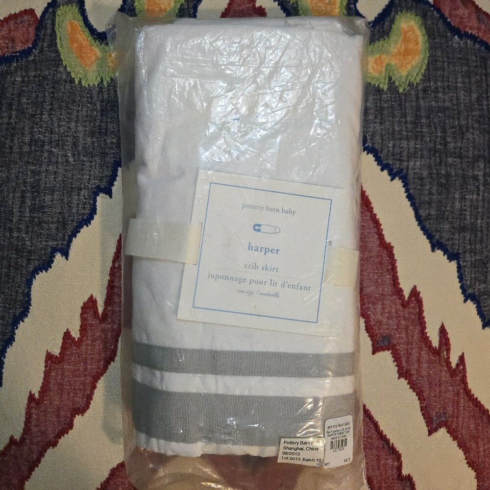 Pottery Barn Harper Crib Skirt
